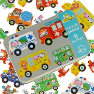 Vehicule de puzzle la conservă 30 de puzzle-uri