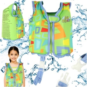 AQUASTAR Vesta de înot pentru copii verde
