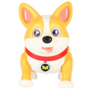 Câine câine robot interactiv Corgi urechi strălucitoare muzică - Img 3