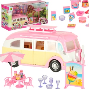 Car înghețată magazin camper masă pliabilă scaune 30 bucăți