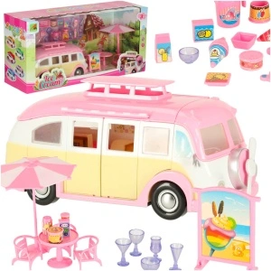 Car înghețată magazin camper masă pliabilă scaune 30 bucăți