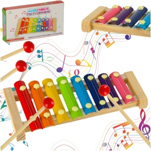 Dulcimer din lemn educațional colorat