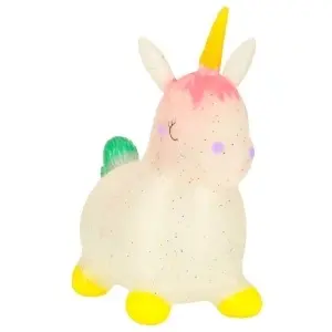 Jumper gonflabil pentru copii cu pompă unicorn din cauciuc - Img 3