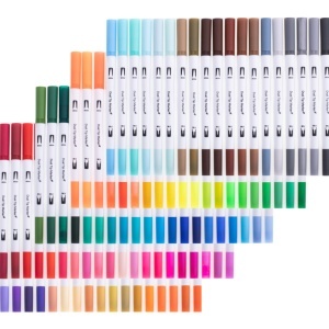 Markere de culoare marker stilouri marker set de 100pcs - Img 2