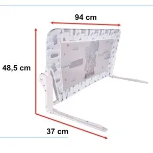 Poarta de siguranță barieră barieră pat de protecție 90cm elefant - Img 3