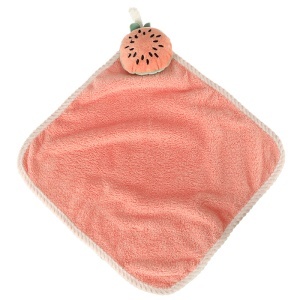 Prosoape de mână pentru copii pentru grădiniță 30x30cm pepene verde roz - Img 2