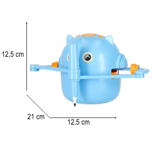 Robot educațional interactiv de învățare pentru a desena fișa de scriere set markeri albastru - Img 3