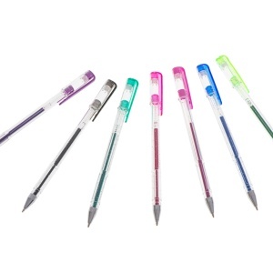 Set de pixuri cu gel colorat cu sclipici, set de 25 de bucăți. - Img 3