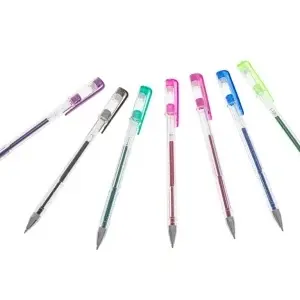 Set de pixuri cu gel colorat cu sclipici, set de 25 de bucăți. - Img 3