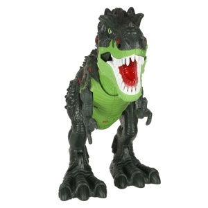 T-REX dinozaur electronic plimbări dinozaur răcnește verde - Img 3