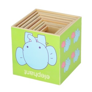 Turnul educațional din lemn sorter forme care învață să numere 71cm XXL - Img 2