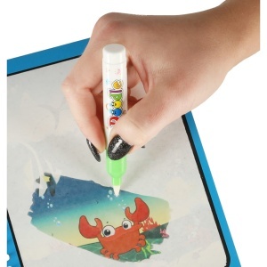 Carte de apă cu marker animale marine albastru - Img 3