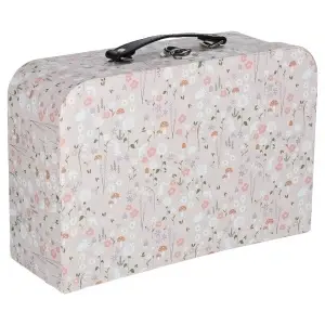 Casa de păpuși într-o valiză accesorii mobilier din lemn - Img 3