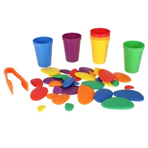 Pietricele creative colorate puzzle Montessori - Img 3