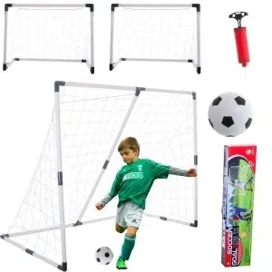 Portar de fotbal pentru copii 2în1 185x120x70cm