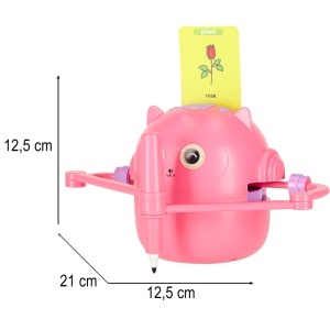 Robot educațional interactiv de învățare pentru a desena fișa de scriere set de markere roz - Img 3