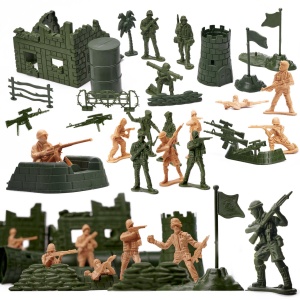 Soldați set de figurine militare de bază 114el.