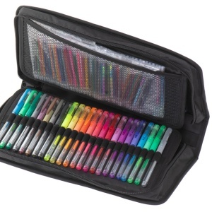Stilouri gel colorate în cutie 120 de bucăți + 120 de rezerve - Img 3
