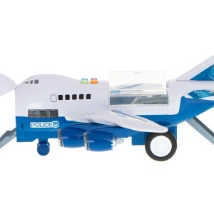 Aeronava Transporter + 6 mașini de poliție lateral/față - Img 3