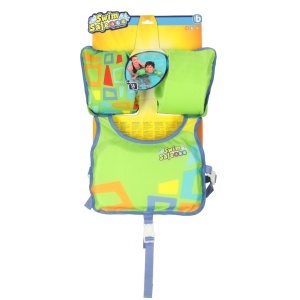 AQUASTAR Vesta de înot verde cu mâneci - Img 2