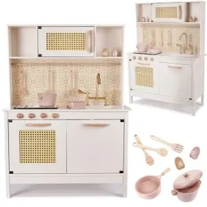 Bucătărie retro pentru copii din lemn MDF cu accesorii BOHO