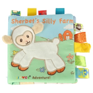 Carte senzorială carte teether tag oaie - Img 2