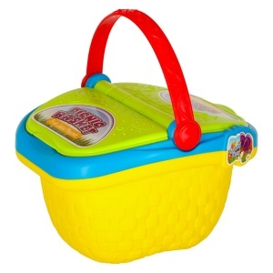 Coș de picnic sucuri de fructe băuturi alimente victuals gustări pentru picnic - Img 2