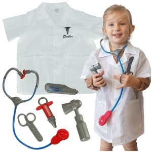 Costum de carnaval set de doctor 3-8 ani