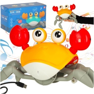 Crab crawler interactiv cu sunet galben