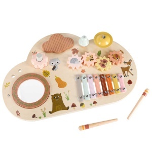 Educație din lemn masă muzică bord cymbals cymbals plăci - Img 3