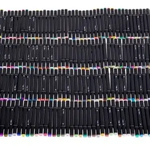 Markere cu alcool cu două fețe în cutie 168 bucăți - Img 2