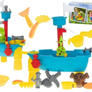 Masă de baie cu apă de masă sandbox navă pirat / 25el.