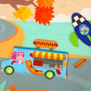 Mijloace magnetice de transport puzzle puzzle - Img 3