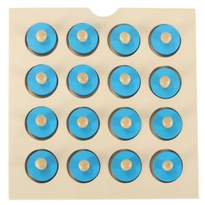 Puzzle din lemn joc de bord de memorie + 4 carduri - Img 2
