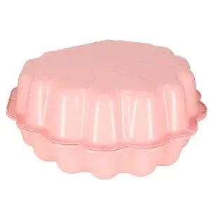 Sandbox piscină închisă Shell Twins dublu 2in1 174x79x20cm roz - Img 2