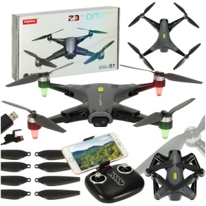 Syma Z3PRO 2.4GHz 4CH Wi-Fi RC dronă negru