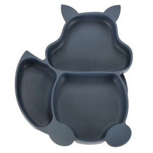 Veselă de vase de silicon pentru copii veveriță întuneric nu - Img 3