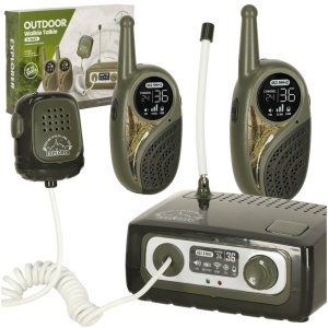 Walkie Talkie walkie talkie set cu PBX pentru copii kaki