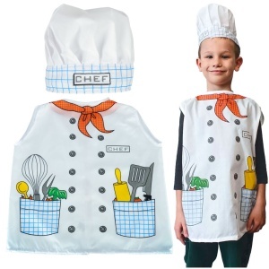 Costum de carnaval bucătar bucătar brutar 3-8 ani