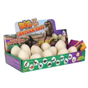 Dinosauri excavare dinozaur ouă figuri arheologice set de 12 ouă - Img 2
