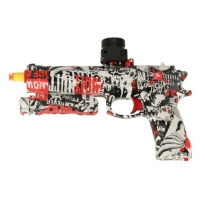 Gel pistol cu bile de apă pușcă cu apă alimentat cu baterii USB + 550pcs ochelari. 7-8mm - Img 2