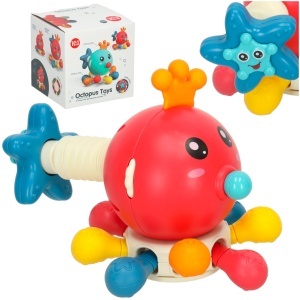Jucărie senzorială Octopus Montessori pentru bebeluși