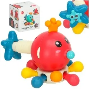 Jucărie senzorială Octopus Montessori pentru bebeluși