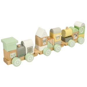 Lulilo Train tren de lemn pastel - Img 3