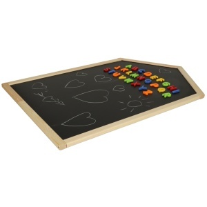 Magnetic tablă de cretă agățat casa + litere de cretă burete de cretă - Img 3
