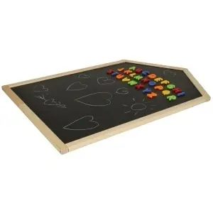 Magnetic tablă de cretă agățat casa + litere de cretă burete de cretă - Img 3