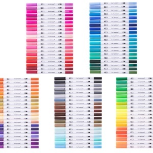 Markere de culoare marker stilouri marker set de 100pcs - Img 3
