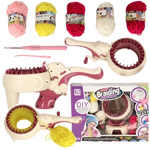 Mașină de țesut set de fire de tricotat + accesorii