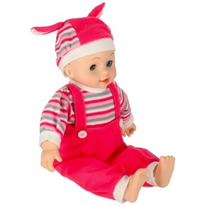 Păpușă Maya baby cu sunet roz 40cm - Img 3