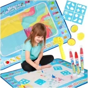 Tapet de colorare a apei markere de colorare a apei șabloane șablon role 100x80cm alfabet
